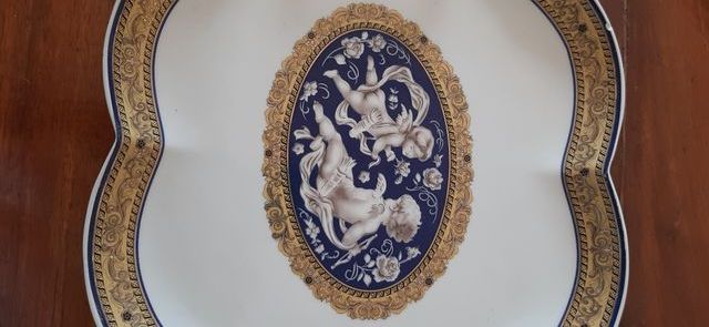 Vassoio porcellana Capodimonte