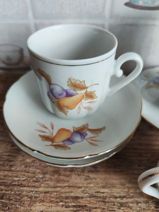 Servizio caffè vintage porcellana