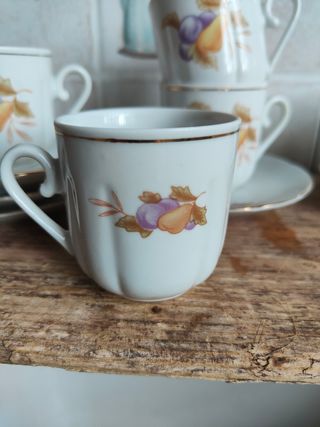 Servizio caffè vintage porcellana