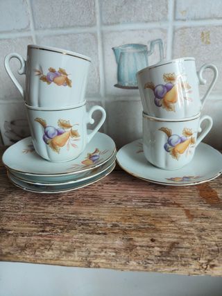 Servizio caffè vintage porcellana