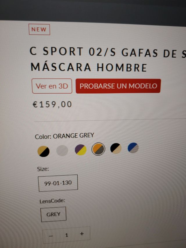 Gafas Carrera  naranjas