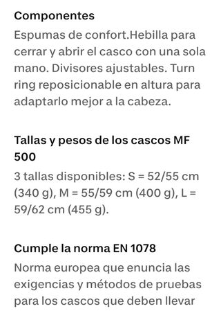 Casco Oxelo negro