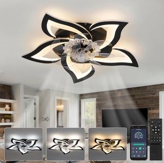 Ventilador techo LED - Lámpara moderna