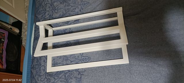 Toallero pared blanco - Marca Allibert