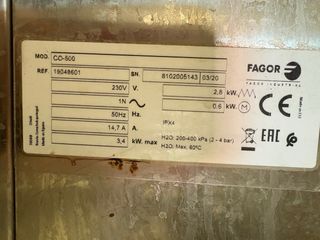 Lavavajillas Fagor CO-500 industrial