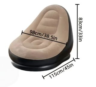 Sillón inflable cómodo. Sin uso