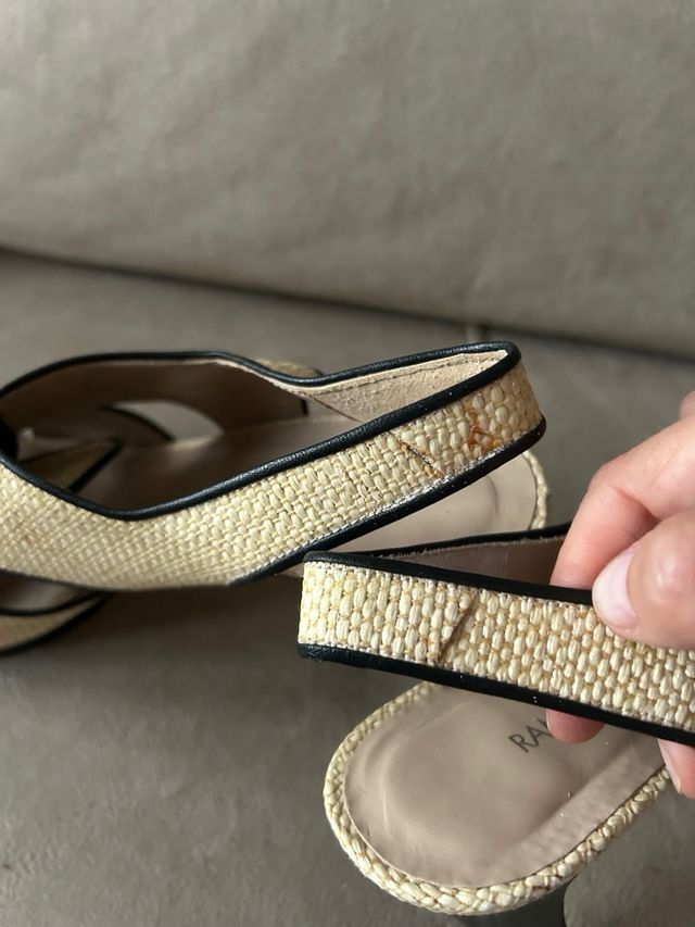 Sandalias tacón Ramón Tenza beige