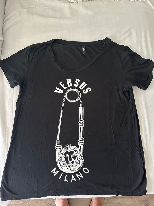 Camiseta Versus negra - Talla única