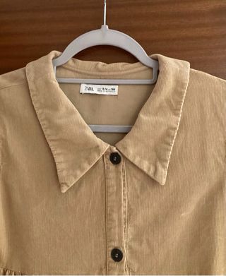 Vestido Zara pana beige