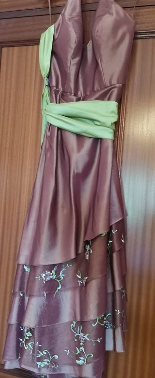 Vestido Invitada Seda Diseñadora Camila Elbaz