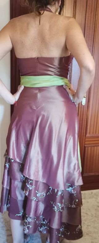 Vestido Invitada Seda Diseñadora Camila Elbaz