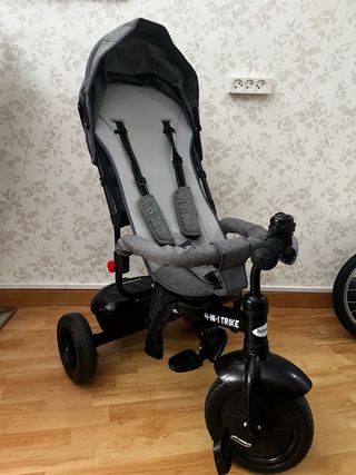 NEGOCIABLE. Triciclo Besrey 4 en 1 Gris