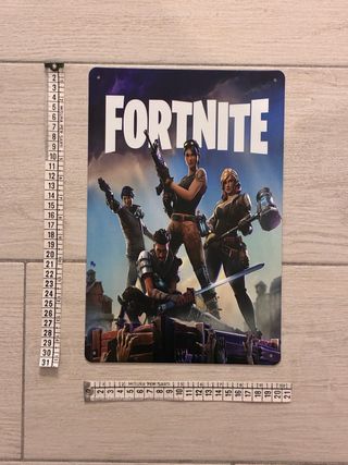 Fortnite by Epic Games poster in alluminio