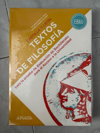 Textos de Filosofía para la EBAU ANAYA