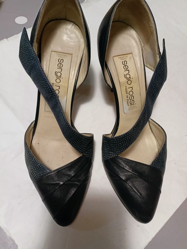 Sergio Rossi - Scarpe Pelle blu 