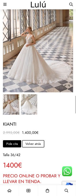 Vestido novia blanco