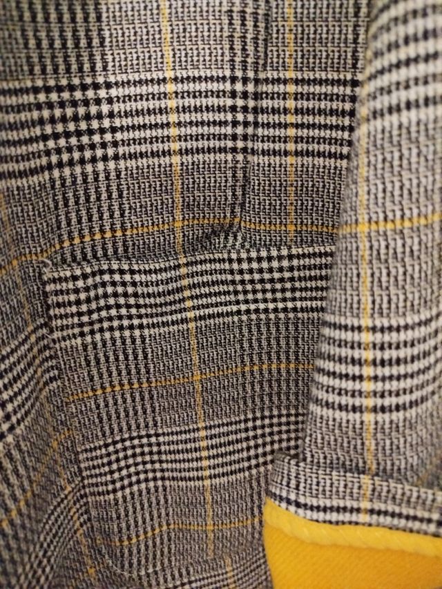 Americana cuadros Bershka T-S