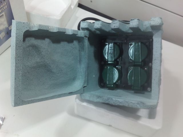 Alargadera eléctrica roca - 4 enchufes