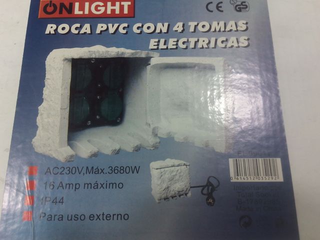 Alargadera eléctrica roca - 4 enchufes