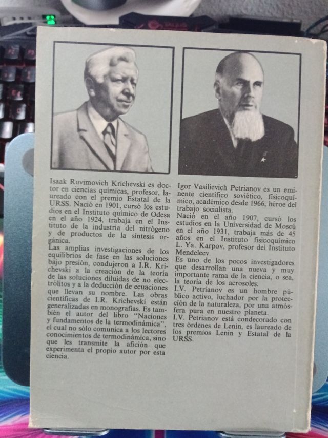 Termodinámica para muchos I. Krichevski