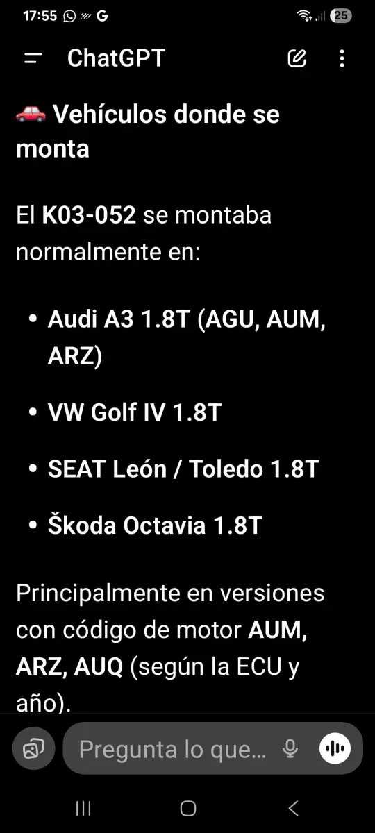 Turbo New Beetle .Audi tt mk1/1800.O GOLF