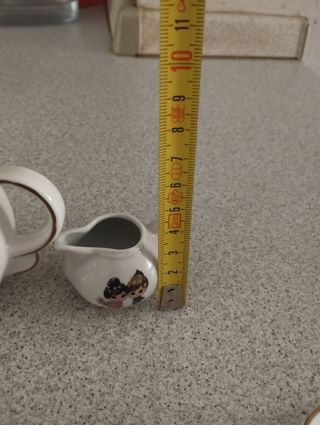 Set teiera, lattiera, zuccheriera vintage