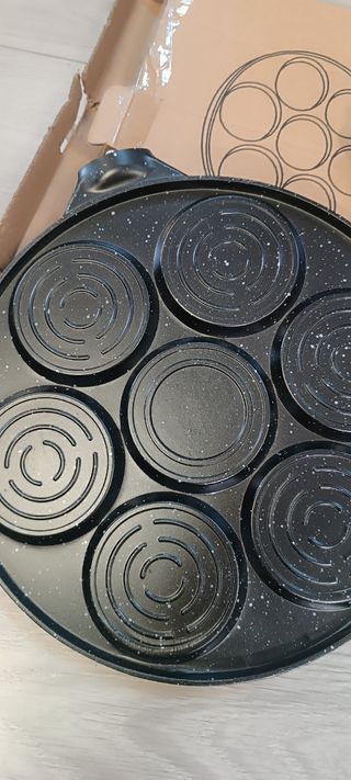 Sartén Antiadherente de 7 Moldes Carita de Pancake