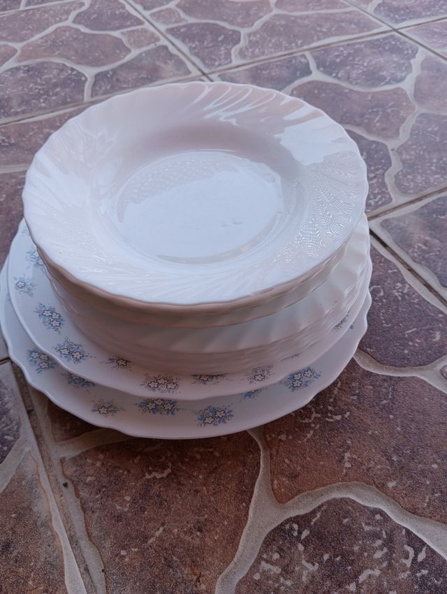 Vajilla Arcopal (Cristal, Porcelana)