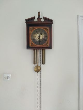 Reloj Pared Antiguo Marrón.Para restaurar