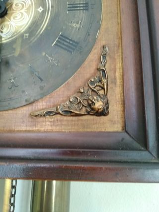 Reloj Pared Antiguo Marrón.Para restaurar