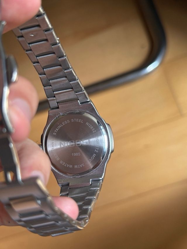 Reloj NIBOSI Azul Acero Hombre