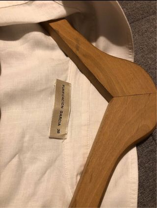 Blusa Purificación García blanca, talla S