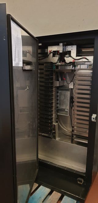 Distribuidor automático de bocadillos, crujientes