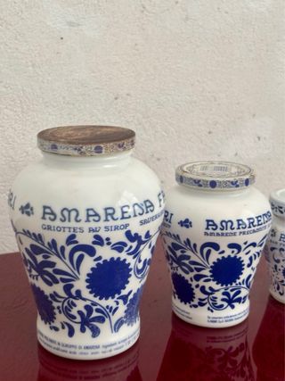 Amarena Fabbri Set 3 barattoli vintage e moderno 