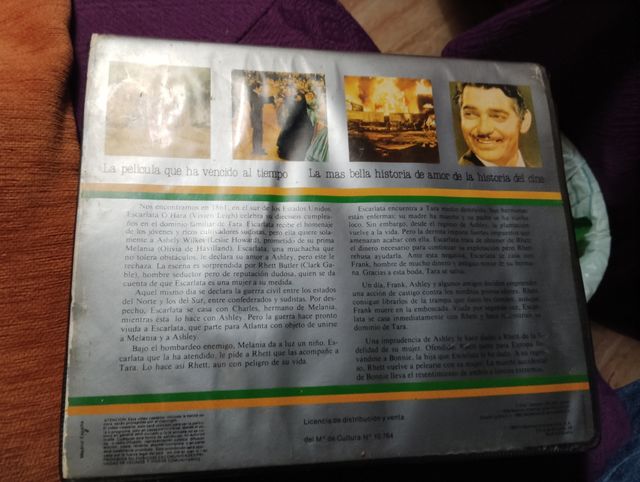 VHS Lo que el viento se llevó