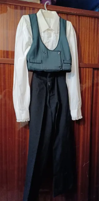 Traje Flamenco Verde  de mujer - Feria