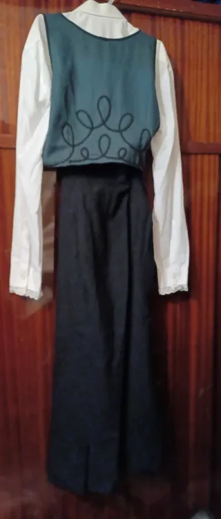 Traje Flamenco Verde  de mujer - Feria