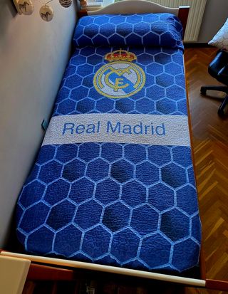 Cama nido infantil madera blanca y marrón