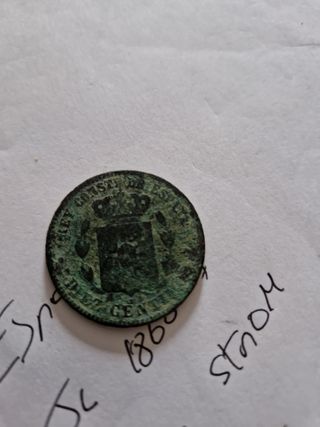 Moneda 10 céntimos Alfonso XII