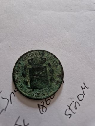 Moneda 10 céntimos Alfonso XII