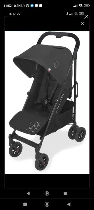 Maclaren ARC Silla Paseo Negra