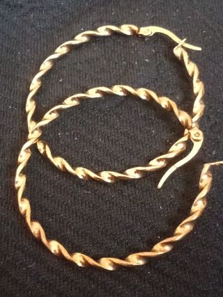 Aros dorados 18k | Pecio imbatible