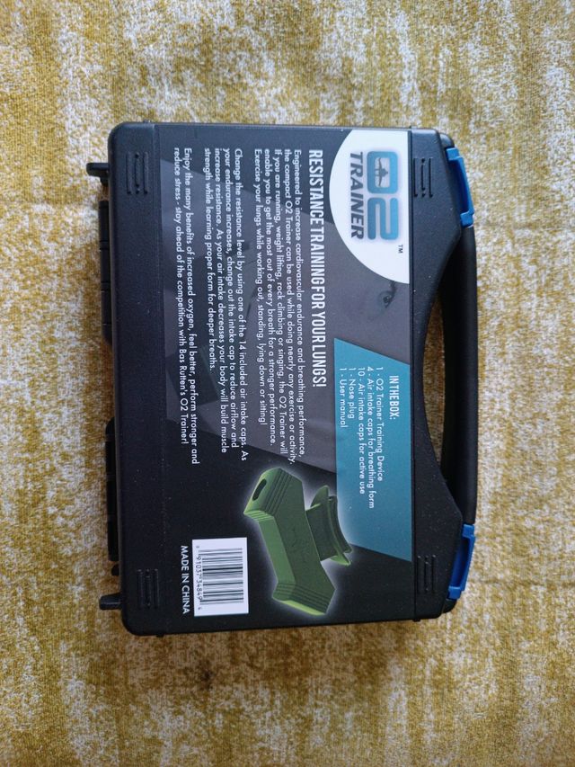 Entrenador respiratorio O2 Trainer Bas Rutten