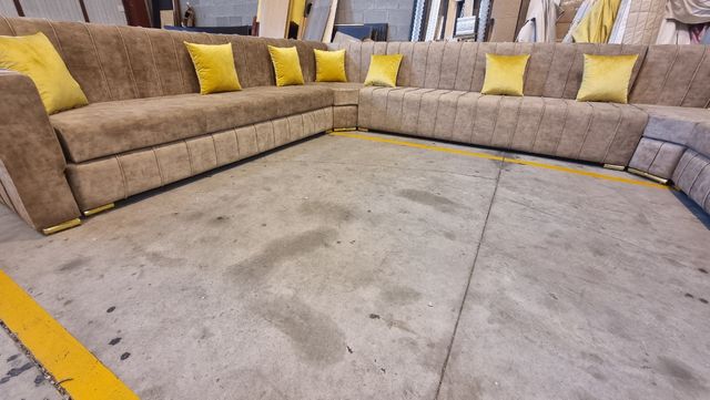 Sofá rinconero de tela