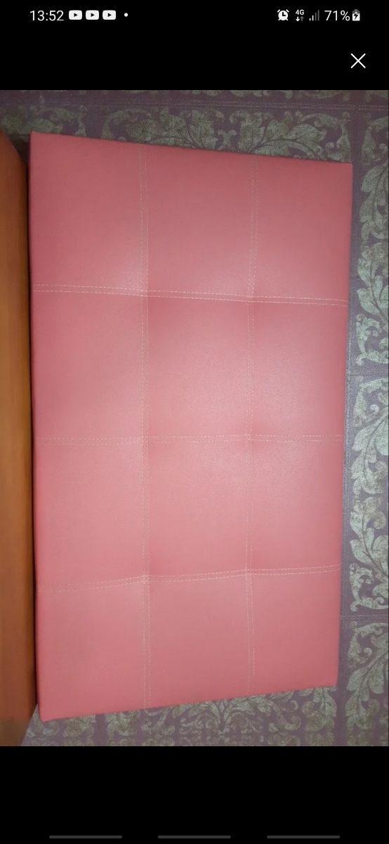 Cabecero, alfombra  y colchon