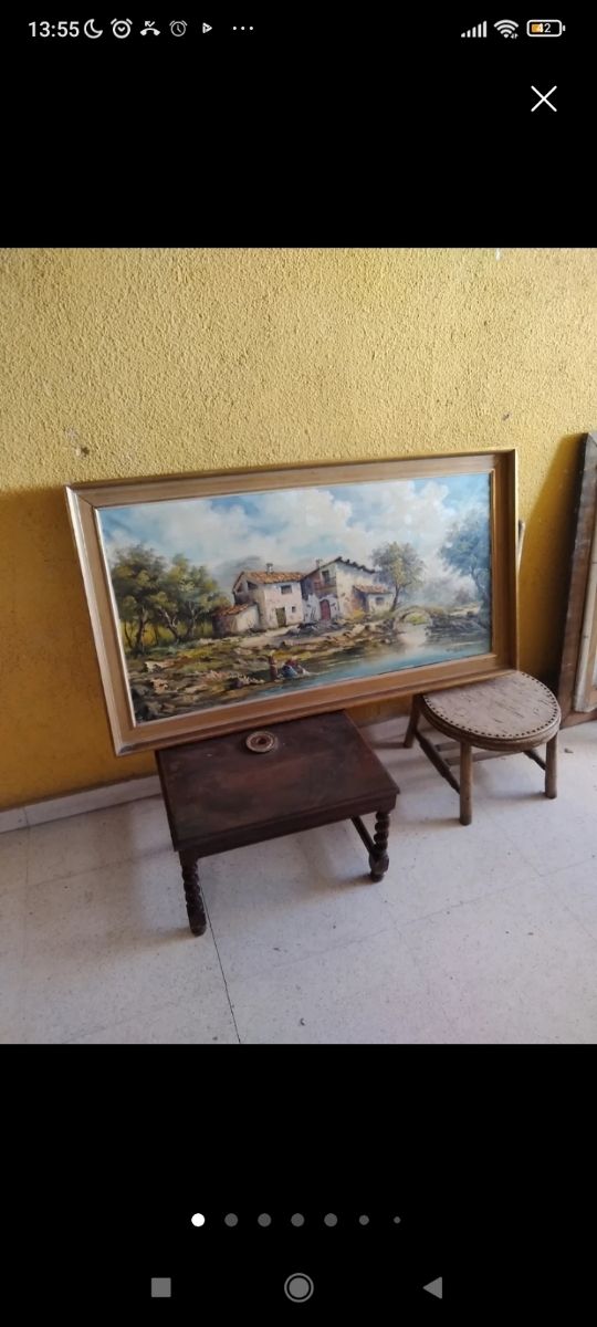 Pintura de paisagem - Óleo sobre tela