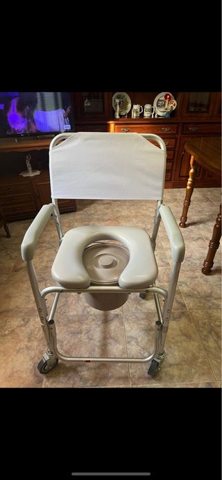 Silla WC con ruedas - Inodoro portátil