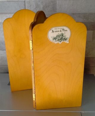 Icona sacra vintage legno 30x15cm