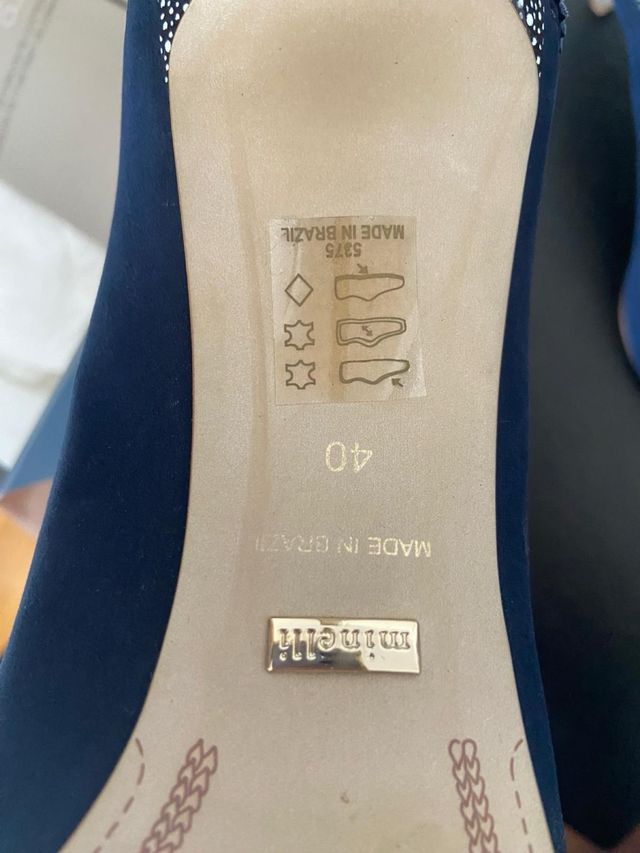 Minelli Zapatos tacón 40 Azul