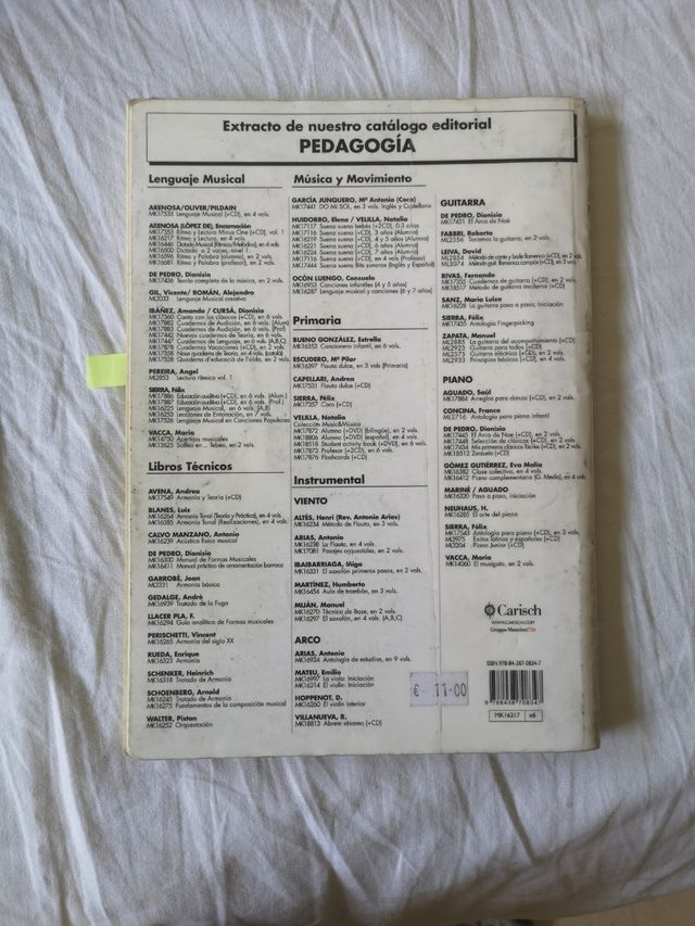 Ritmo y Lectura 1 - Libro Música